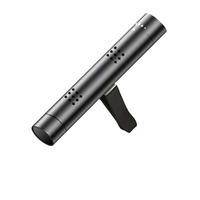 Diffuseur d'huiles essentielles d'aromathérapie pour voiture, diffuseur d'huiles essentielles, avec trous, clip pour ventilation de climatisation, parfum de voiture, 50 ml
