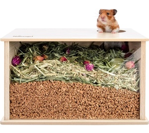 Cachette de <span class=keywords><strong>hamster</strong></span> en bois massif écologique avec logo personnalisable dernier modèle de <span class=keywords><strong>cage</strong></span> pour animaux de compagnie - Product Image 1