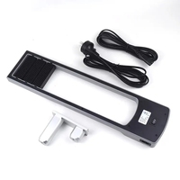 Lampe à clip portable gris et noir pour éclairage d'exposition, éclairage LED pour bannière publicitaire de salon professionnel, 120 LED pour exposition