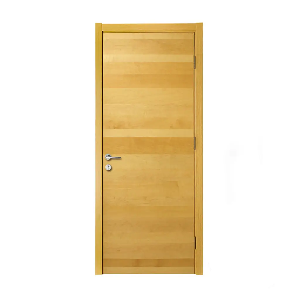 Puerta de madera contrachapada a prueba de humedad diseños de puerta sólida fotos puerta de casa último diseño puerta interior de madera al ras