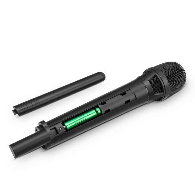 Professional Wireless Microphone System UHF Metal Cordless Dynamic Handheld Mic for Stage Performance