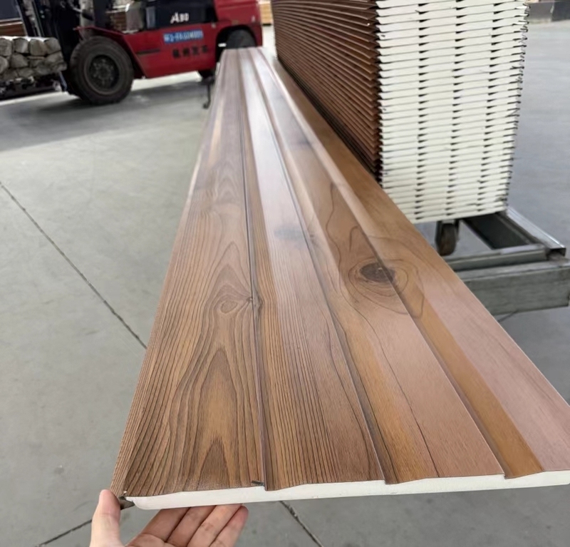Decorative Integrated Cladding Pu Sandwich Panel