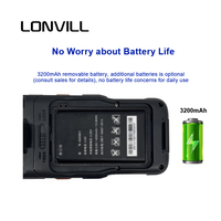 LONVILL Barato Android Handheld PDA Inventario Escáner de código de barras Topografía 2,4g/5g Terminal de colector de datos