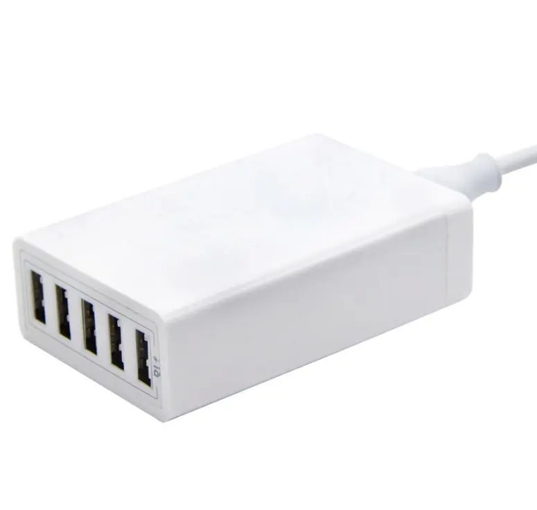 Toye 40 W Mehrfachofen desktop-USB-Handyladegerät Schnelles Aufladen 5 usb-Reiseladegerät PSE, UL, FCC, CE zugelassen