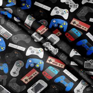 Juego de Fundas de Edredón y Fundas de Almohada de Microfibra con Diseño de Mando de Videojuegos, 200x200cm, 2 Fundas de Almohada de 65x65cm, Ropa de Cama Resistente a la Decoloración para Niños - Product Image 5