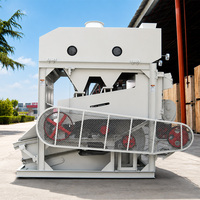 Équipement de nettoyage de céréales clé en main avec protection par rouleaux en caoutchouc TQLQ100 4000-5000kg/h pour usine céréalière commerciale ISO9001