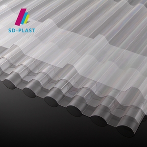 Feuille de toiture <span class=keywords><strong>en</strong></span> polycarbonate ondulé à bas prix d'usine, <span class=keywords><strong>rouleau</strong></span> de feuille de polycarbonate <span class=keywords><strong>transparente</strong></span> <span class=keywords><strong>ondulée</strong></span> - Product Image 1