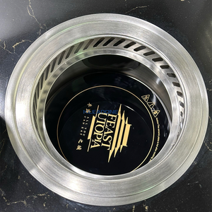 Kleadone lẩu không khói & Bàn BBQ Hàn Quốc khung thép không gỉ hiện đại thân thiện với môi trường cho nhà hàng 4 người sử dụng - Product Image 6