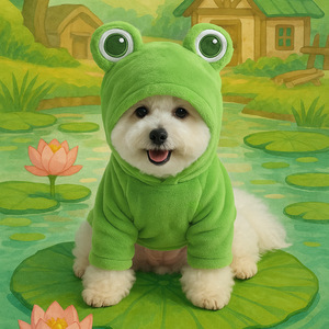 Artículos para mascotas, ropa para perros y gatos, trajes de franela cálidos para fiestas de invierno. - Product Image 2