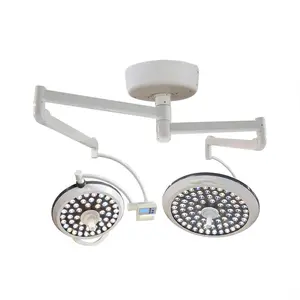 Lampada chirurgica a led lampada operatoria a Led a doppia cupola lampada chirurgica a soffitto lampada a sospensione per sala d'ospedale