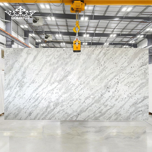 Goldtop Stone Polished Finish High Quality Andromeda <b>White</b> Granite Stone Table Tops for Apartment and Villa Dinning Room - Product Image 3