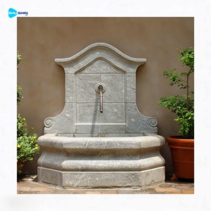 Fontane d'Acqua in Marmo Naturale Stile Francese Antico per Decorazione <span class=keywords><strong>Giardino</strong></span> Esterno, con Accessori in Metallo, in Vendita - Product Image 5