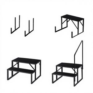 บันไดสระว่ายน้ำลูมิน่า แข็งแรงทนทาน สำหรับบ้านเคลื่อนที่ ดีไซน์รับน้ำหนักได้สูงสุด 660 ปอนด์ ผลิตจากวัสดุ ABS/PE/ยาง ติดตั้งง่าย - Product Image 1