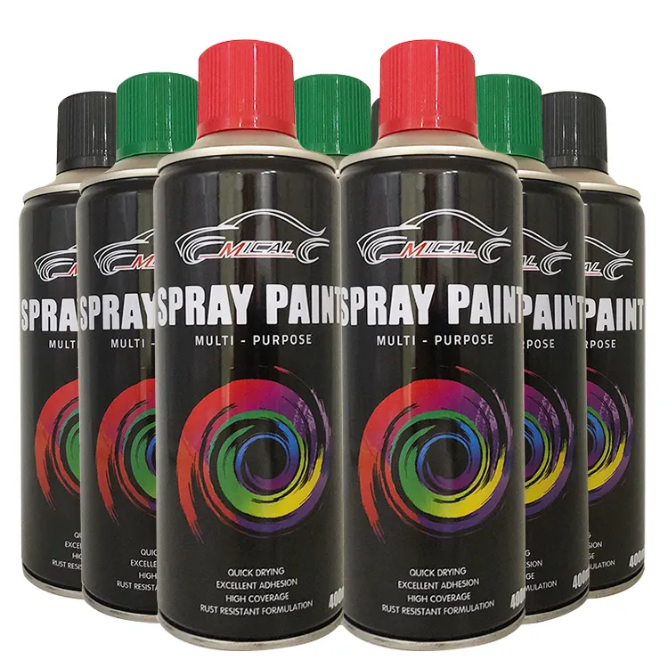 Vernice spray per graffiti di alta qualità vernice spray per aerosol acrilica a campione rapido a secco vernice spray all'ingrosso