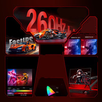 Moniteur de jeu 24G50Z2 23,8 pouces Fast IPS 260 Hz 0,3 ms 100 % sRGB 1500:1 pour PC de bureau