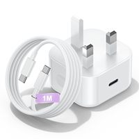Chargeur USB-C HYTO 20W pour iPhone 17/16/15 avec câble de charge rapide USB-C de 1M/2M