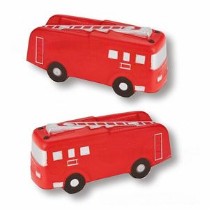 Jouets anti-stress promotionnels en mousse PU souple en forme de camion de pompiers - Product Image 4