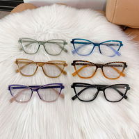Lunettes anti-lumière bleue carrées œil de chat MK25042 pour PC, photochromiques, photogray, transitionnelles, verres teintés, lunettes de vue