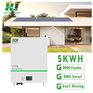 แบตเตอรี่ลิเธียม Eu Stock 48V 51.2V 100Ah 5.12Kwh 10.24Kwh Lifepo4 ระบบพลังงานแสงอาทิตย์ติดผนังสำหรับใช้ในครัวเรือน - Product Image 2