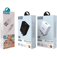 Boîte de papier en carton recyclé pour chargeur de téléphone portable Feuille UV Brillant/Latte Laminage Gaufrage Cadeaux d'électronique grand public