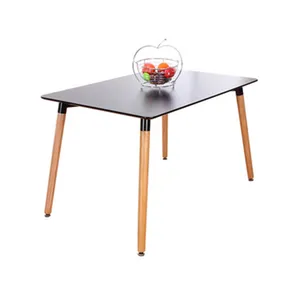 kartu set meja kursi Suppliers-Grosir Furnitur Plastik Desain Putih 6 Kursi Meja Makan Modern dan Set Kursi