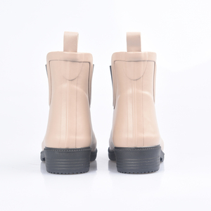 <span class=keywords><strong>Stivali</strong></span> da Pioggia in <span class=keywords><strong>Gomma</strong></span> da Donna con Fodera in Lana al 30% Colore <span class=keywords><strong>Beige</strong></span> - Product Image 4