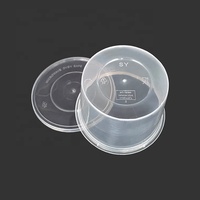 Boîte à lunch jetable 18384, transparente, en PP de qualité alimentaire, récipient de stockage alimentaire en plastique pour micro-ondes