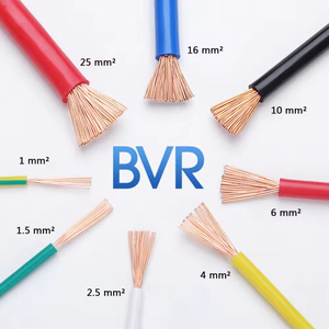 Rekabetçi Fiyatlı GP Soft BVR <span class=keywords><strong>2</strong></span>.5mm-1mm 12 AWG Örgülü Bakır PVC İzoleli Ev Tesisatı İçin 600V Anma Gerilimli Elektrik Telleri - Product Image 4