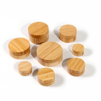 Fabricant de bois de bambou depuis 25 ans, pot cosmétique en bois de noyer scellé en aluminium sans plastique personnalisé
