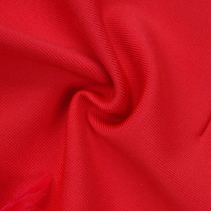 Elegante Mini Abito <span class=keywords><strong>Aderente</strong></span> Fasciante <span class=keywords><strong>Corto</strong></span> da Festa a Maniche Lunghe con Piume di Struzzo Rosse - Product Image 6