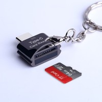 Adaptador OTG USB3.1 de Marca OEM en Oferta, Lector de Tarjetas SD/TF de Ranura Única Tipo C para Android, Modelo de Conexión para Teléfono Móvil/Tableta