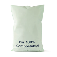 Compostable biodégradable écologique personnalisé pour sac postal en poly emballage d'expédition de vêtements durable compostable en plastique imprimé