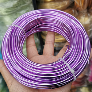 Fil de Mémoire Souple en Aluminium Coloré pour la Fabrication de Bijoux et Artisanat, Modèle <span class=keywords><strong>JADEAR</strong></span> 240115 - Product Image 1