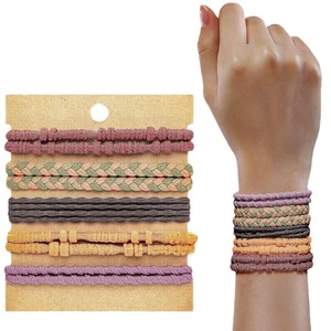 IFOND - Paquete <span class=keywords><strong>de</strong></span> 12 Coleteros Deportivos Trenzados Estilo Bohemio, Elásticos para el Cabello, Accesorios para el Cabello <span class=keywords><strong>de</strong></span> Mujer - Product Image 3