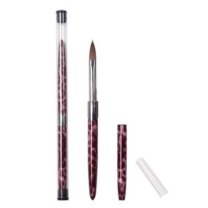 Pinceau à ongles plat en nylon professionnel pour la peinture, le gel UV, le liner et les détails – Outil pour la manucure et le nail art en salon - Product Image 4