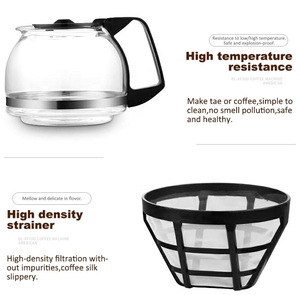 750ml Zlovy 7 Cups Electric Coffee Maker Home Automatic Espresso Coffee Machine for Sales - Product Image 6