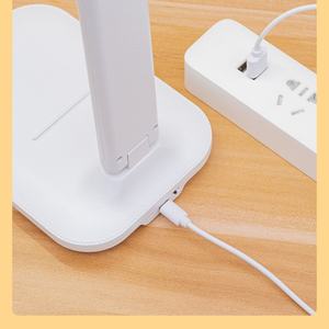 โคมไฟตั้งโต๊ะแบบพับได้ USB ระบบสัมผัสหรี่แสงได้ไฟกลางคืนหอพักนักเรียนอ่านหนังสือป้องกันดวงตาห้องนอน LED ชาร์จ USB โคมไฟตั้งโต๊ะ - Product Image 5