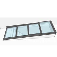Pérgola de cristal de diseño retráctil deslizante de aluminio moderno OEM, sistema de techo eléctrico para Patio, persiana con patrón de apertura Horizontal