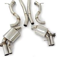 Échappement EXR Valvetronic Catback pour mercedes-benz W223 S63 4.0T V8 2025 télécommande miroir poli échappement de 1.5mm d'épaisseur