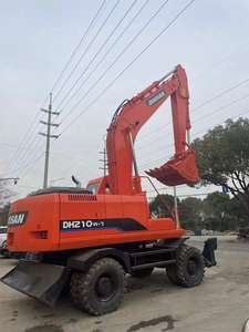 Excavadora de ruedas Doosan de alta calidad de 21 toneladas, original de Corea del Sur, venta de segunda mano, de segunda mano - Product Image 2