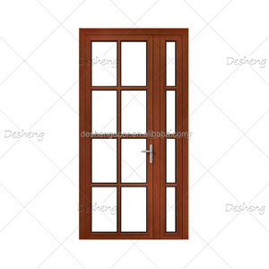 Porte d'entrée française en plastique PVC, boîtier en Aluminium et verre, porte pour maison, luxe européen - Product Image 4