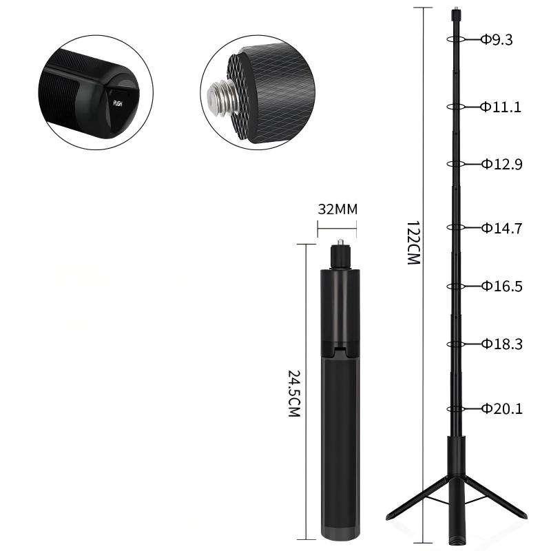 Outdoor Compact and Convenient Tripod Light Frame Camping Ultra Light Tripod Frame Telescopic Folding Multi Gear