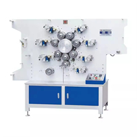 Machine d'impression automatique d'étiquettes en satin, machine d'impression rotative d'étiquettes de vêtements, ruban en coton, prix pour le nylon, le taffetas et le papier