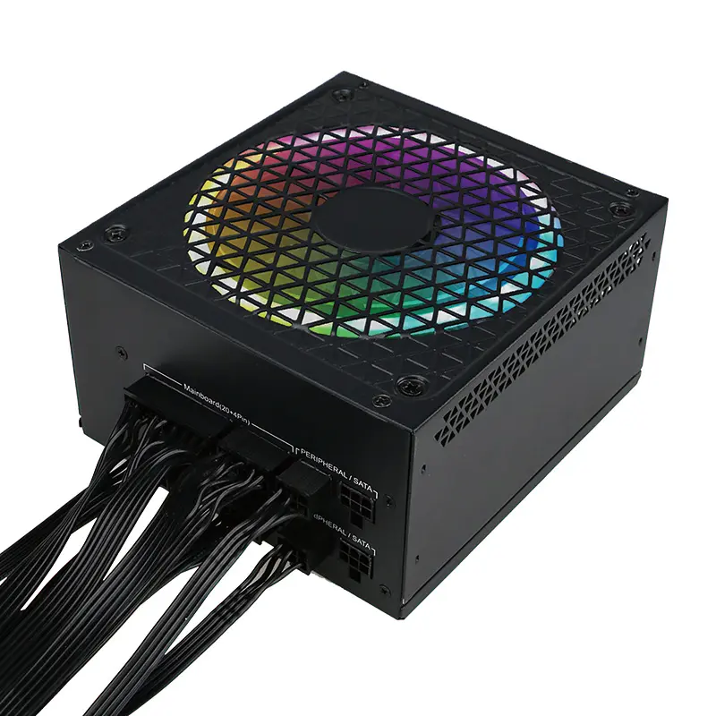 Atx Dc Voeding Enkele 12V Output 600w Modulaire Psu Voor Gaming Gear
