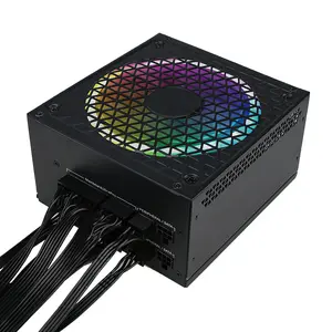 Oem/Odm Atx Dc Voeding Single 12V Output 600W Modulaire Psu Voor Gaming Gear Pc Voedingen