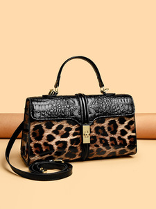 Nouveau Sac Bandoulière Haut de Gamme en Cuir PU Effet Pierre 2025 Grande Capacité Imperméable Antivol Sac à Main Réglable avec Fermeture Éclair en Polyester - Product Image 2