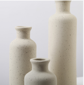 New Chinese Style Vintage Ceramic <strong>Vase</strong> <strong>Set</strong> - <strong>3</strong> Small <strong>Vases</strong> Rustic Home Decor Modern Farmhouse - Product Image 6