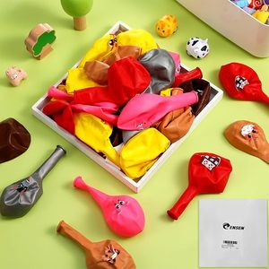 Vente en gros de 45 ballons animaux brillants colorés de 12 pouces en latex, décoration de fête sur le thème de <span class=keywords><strong>la</strong></span> <span class=keywords><strong>ferme</strong></span>, <span class=keywords><strong>anniversaire</strong></span>, intérieur/extérieur - Product Image 4