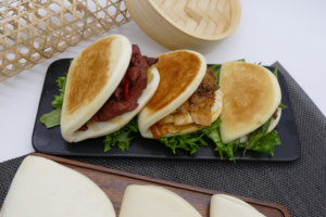 Gua <span class=keywords><strong>Bao</strong></span> Sucré Congelé 50g Halal, Petits pains chinois à la vapeur, Vente en gros en sac, Fabricant OEM, MOQ 1000 cartons - Product Image 3