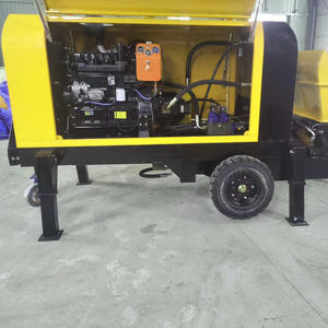 Pompa Beton Bertenaga Mesin Diesel Listrik, Pengoperasian Mudah, Mesin Kecil Mini Portabel untuk Dijual - Product Image 3